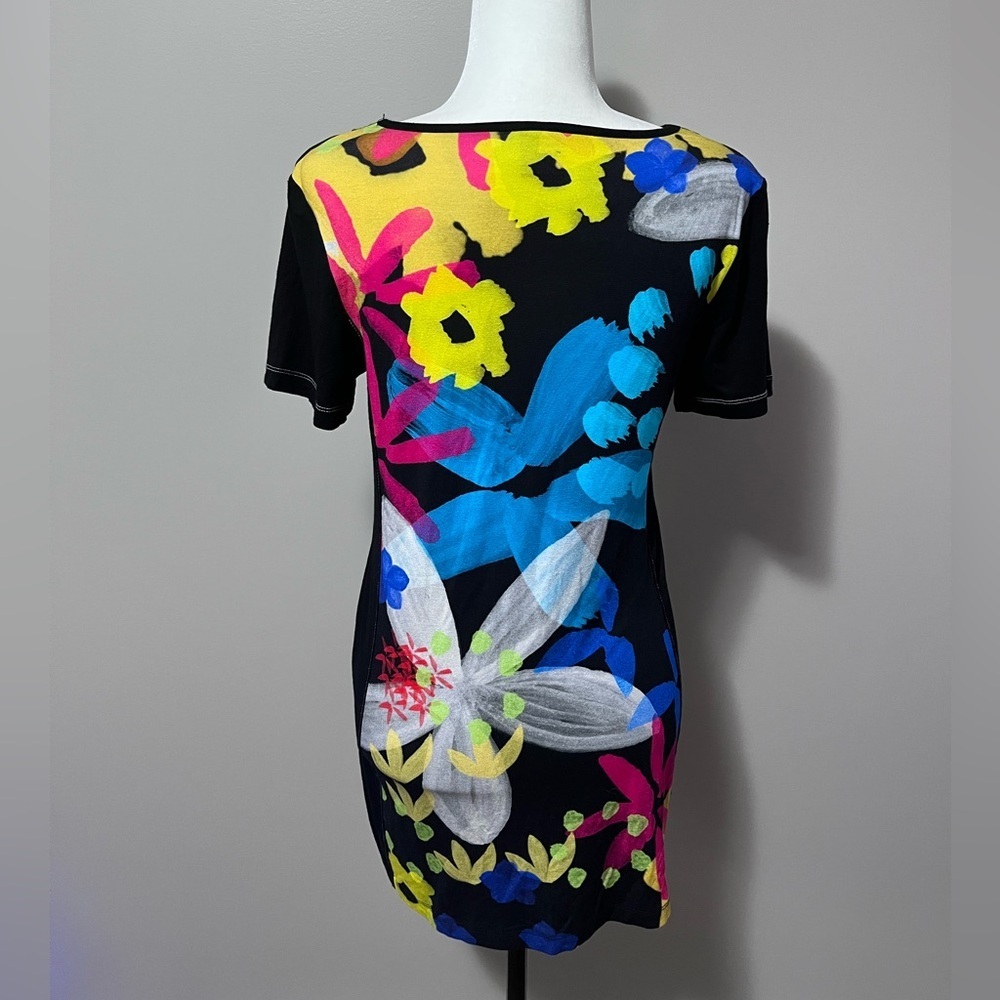 Simply Art by Dolcezza Intense Garden Of Zen Abstract Art Print Scoop Neck Tunic - Picture 8 of 10